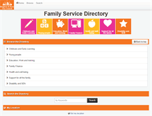 Tablet Screenshot of familyinfobrighton.org.uk